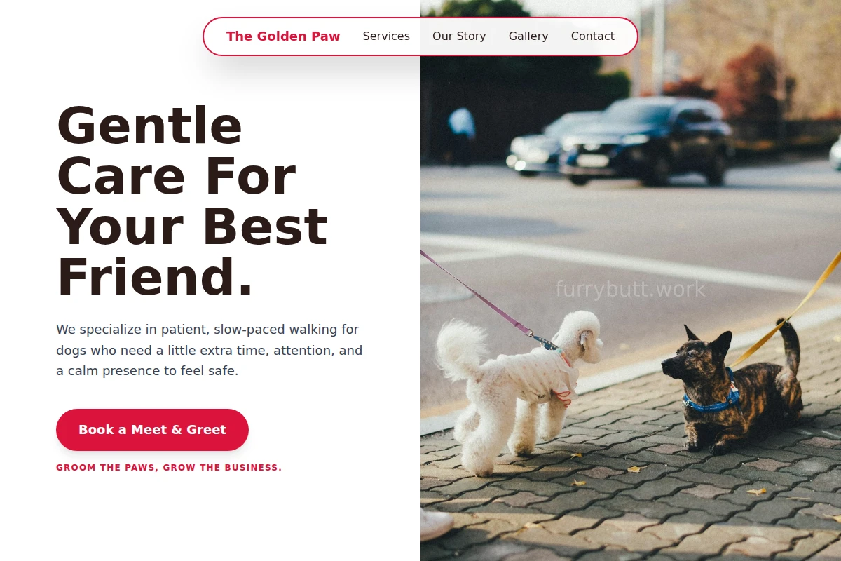 Patient Dog Walker